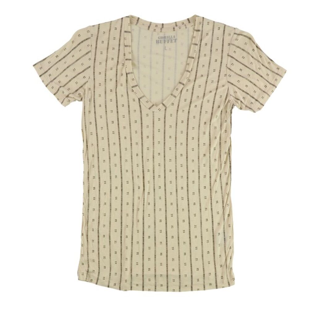 Gorilla Buffet Womens Two Tone Graphic T-Shirt, NWT